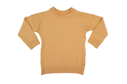 Pullover für Kleinkinder 98/104  aus Upcycling Kaschmir in Pfirsich-Orange